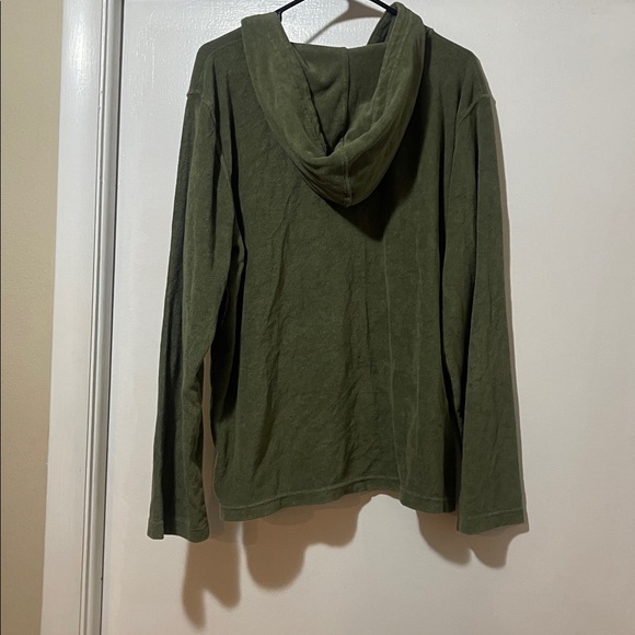 Birdwell beach bros Olive Green Men's Hoodie size medium - Picture 4 of 4
